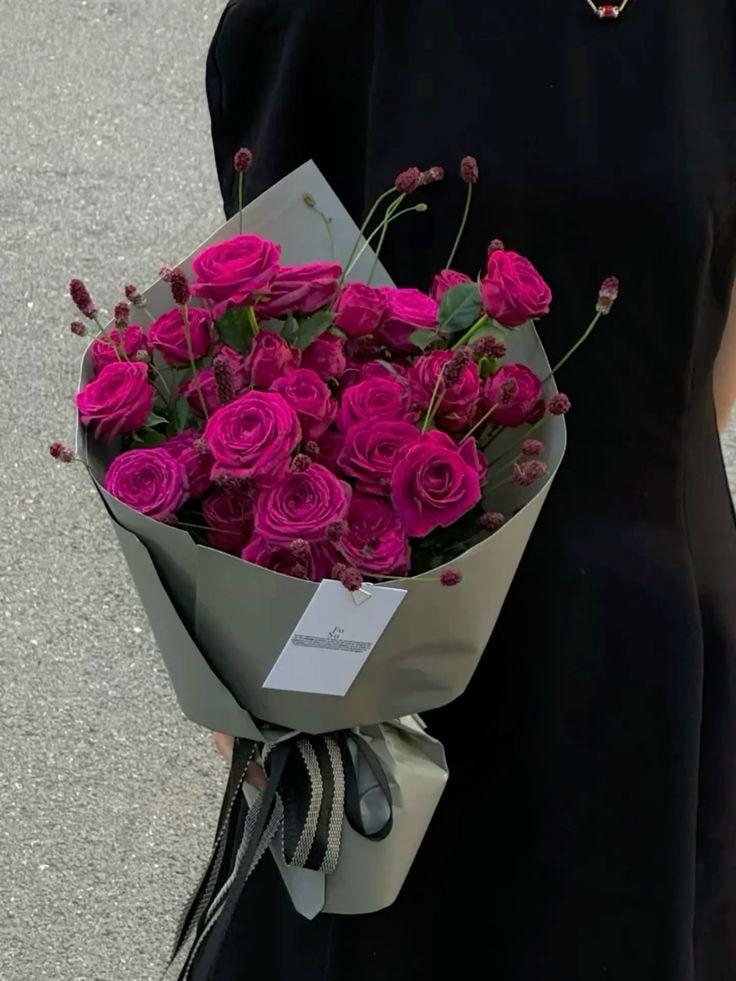 Velvet Petal Waltz: Luxurious Burgundy Bouquet Harmony